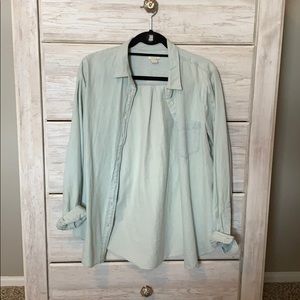 J. Crew Striped Button Down